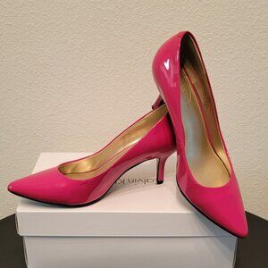 Chele by Kate Preston Vintage Rich Pink Patent LEATHER Pumps, heels, shoes